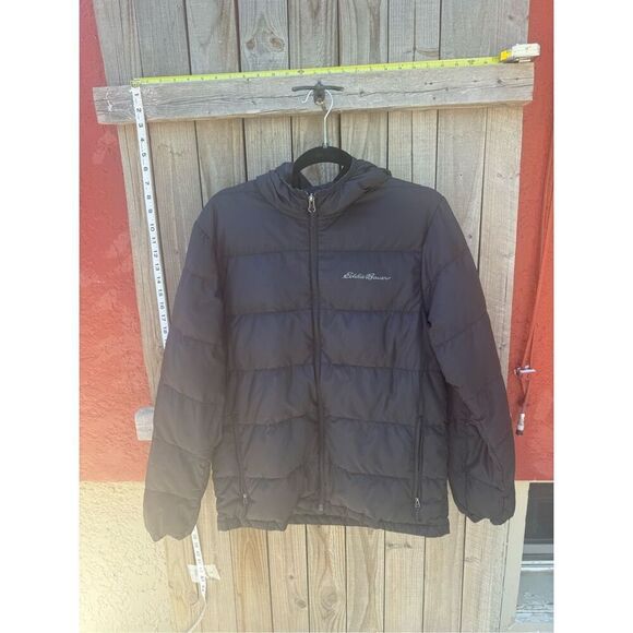 Eddie Bauer Men’s Medium Black Puffer Jacket - Picture 1 of 4